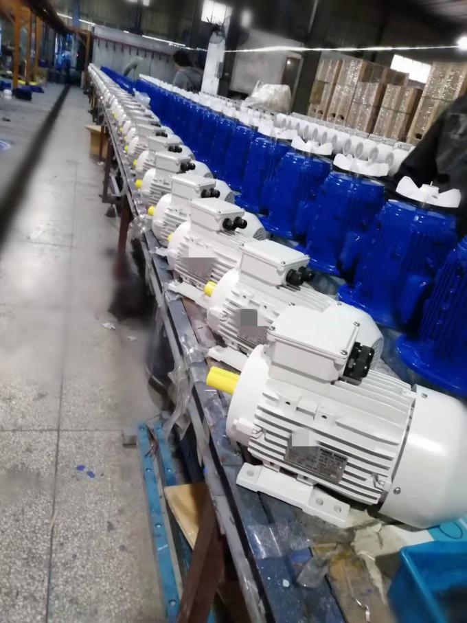 단일 단계 2.2KW 3HP 전기 AC 모터 380V 50HZ 2300 RPM 폭발 방지 폐쇄 알루미늄 하우징 110V 펌프 모터 5KW 20
