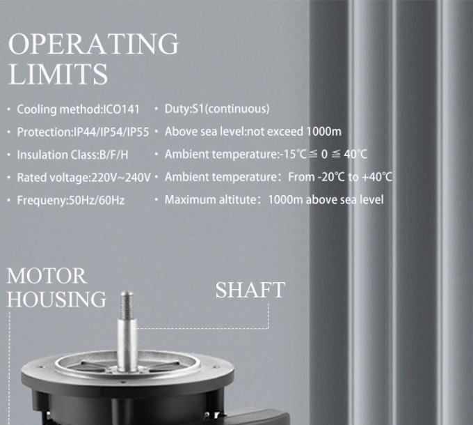 수영장 펌프에 대한 높은 효율 2800rpm 전기 모터 알루미늄 하우징 2