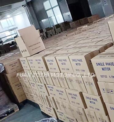 2.2kw 3hp 220V 단상 콘덴서 기동 방수 유도 전동기 1500rpm 정격 속도 60hz 주파수 7