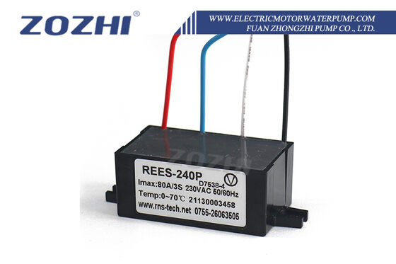 REES-240P 230V 전자 원심 스위치 모터 액세서리 (최대 전류 80A/3초, 온도 범위 0-70°C)